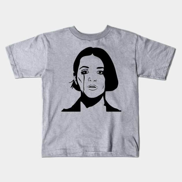 Brian Molko Kids T-Shirt by Sarahstardust71